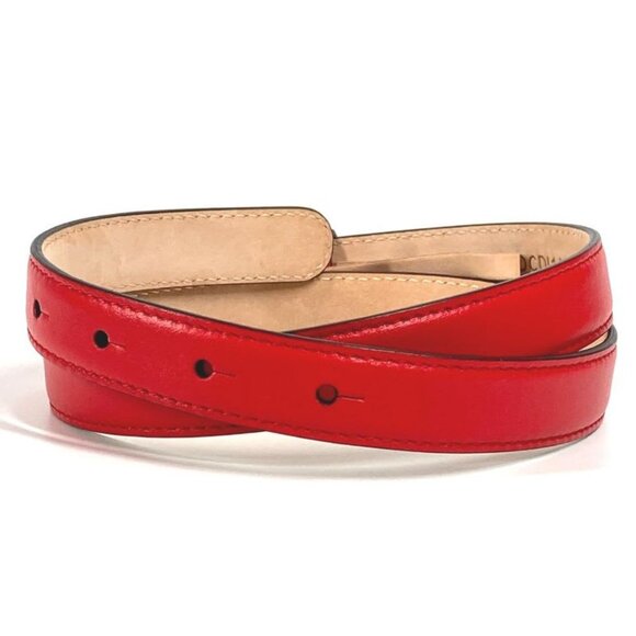 Versace Belt Medusa Logo Leather Red main image 7